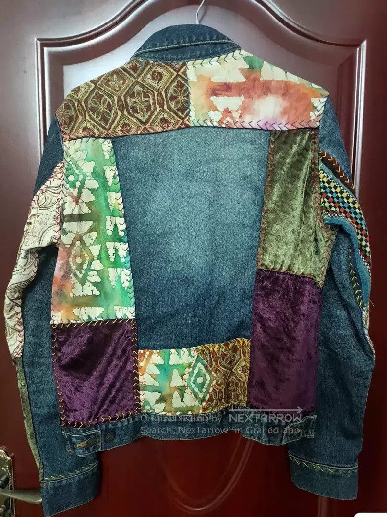 Needles Needles Floral patchwork denim jacket Size US M / EU 48-50 / 2 - 2 Thumbnail
