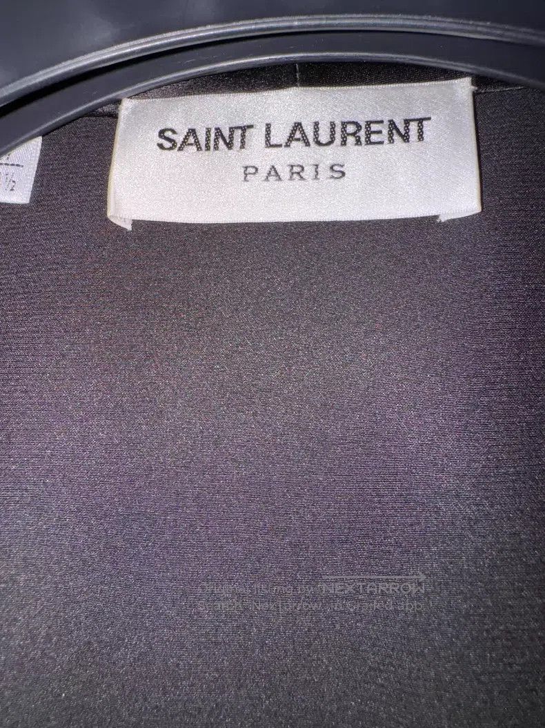 Saint Laurent Paris Saint Laurent Paris Size 41 Ribbon Mulberry Silk Shirt i Size US L / EU 52-54 / 3 - 3 Thumbnail