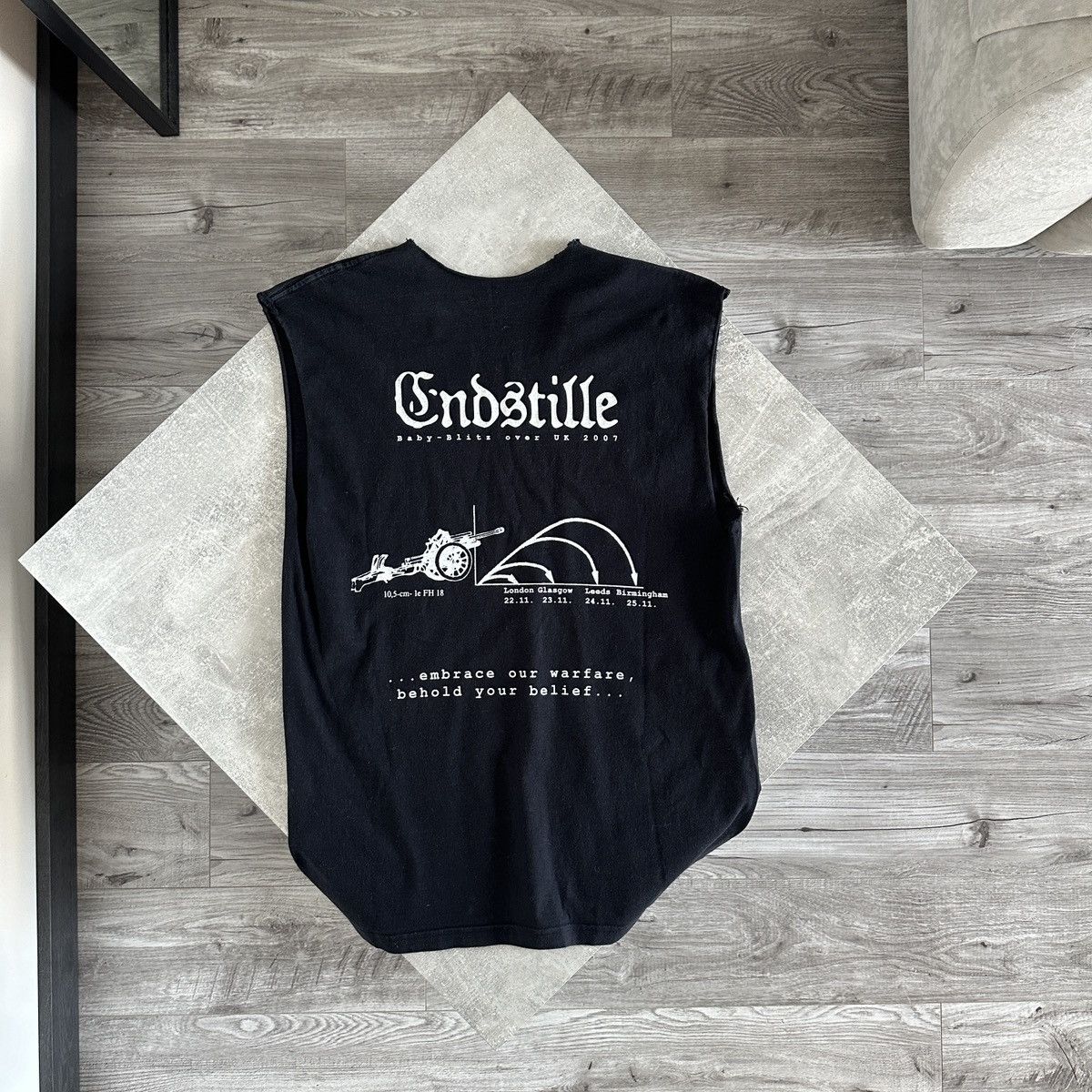 Band Tees Vintage 00s Endstille Baby Blitz over Uk 2007 tour tank top Size US XL / EU 56 / 4 - 2 Thumbnail