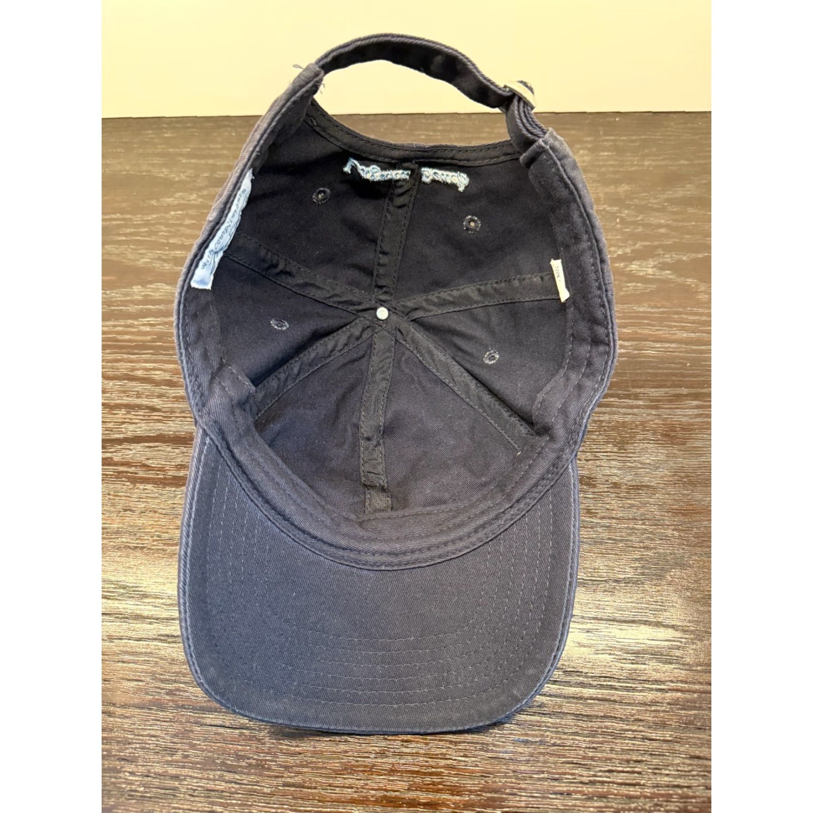 Vintage Montage Hat Mens One Size Blue Twill Strapback Adjustable Golf Laguna Beach Size ONE SIZE - 6 Thumbnail