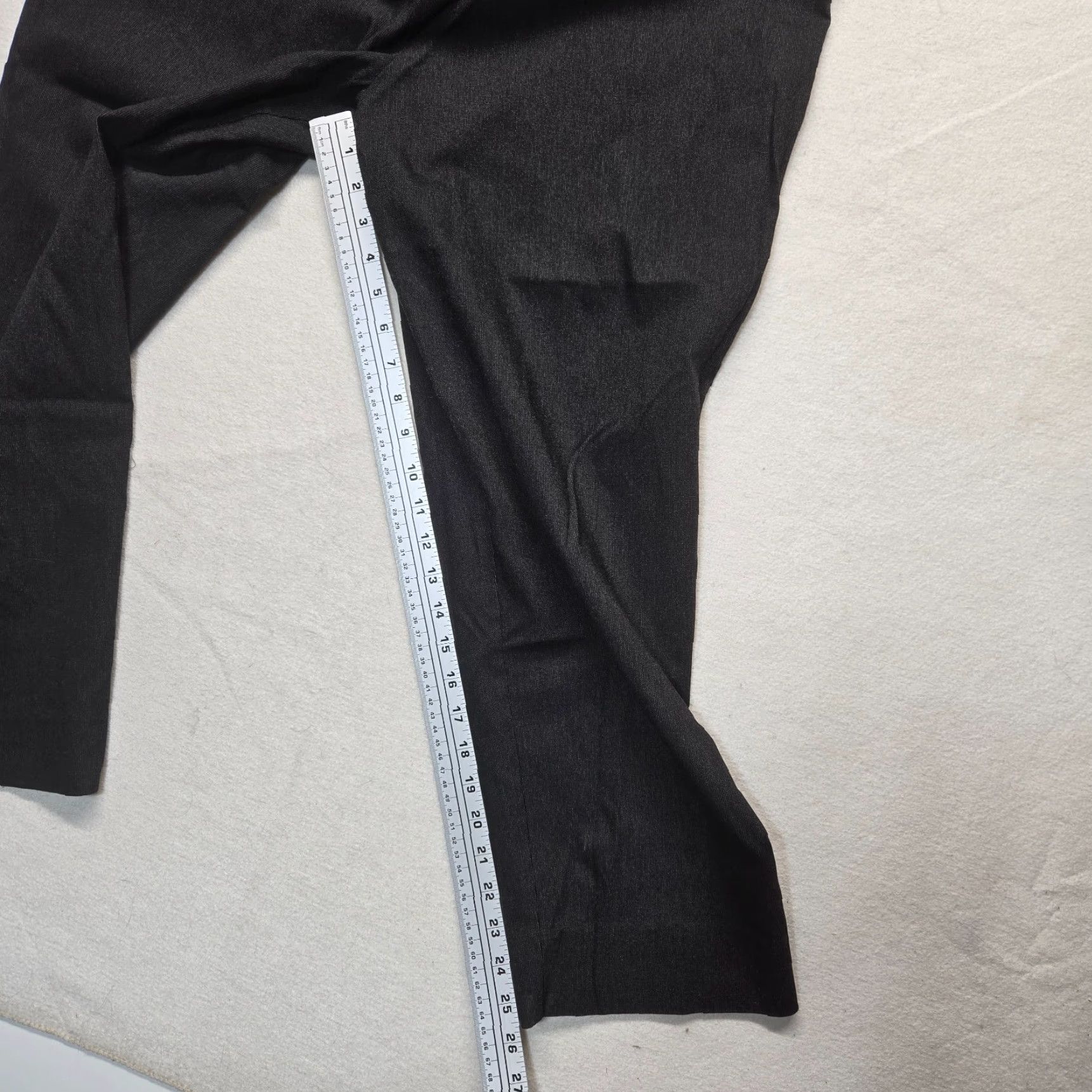 Vintage New Directions Dress Pants Black Solid Elastic Waist 4 Pockets Size 24W Womens Pants Adult Plus 46 in Waist 27 in Inseam Regular Boyfriend? Size 32" / US 10 / IT 46 - 6 Thumbnail