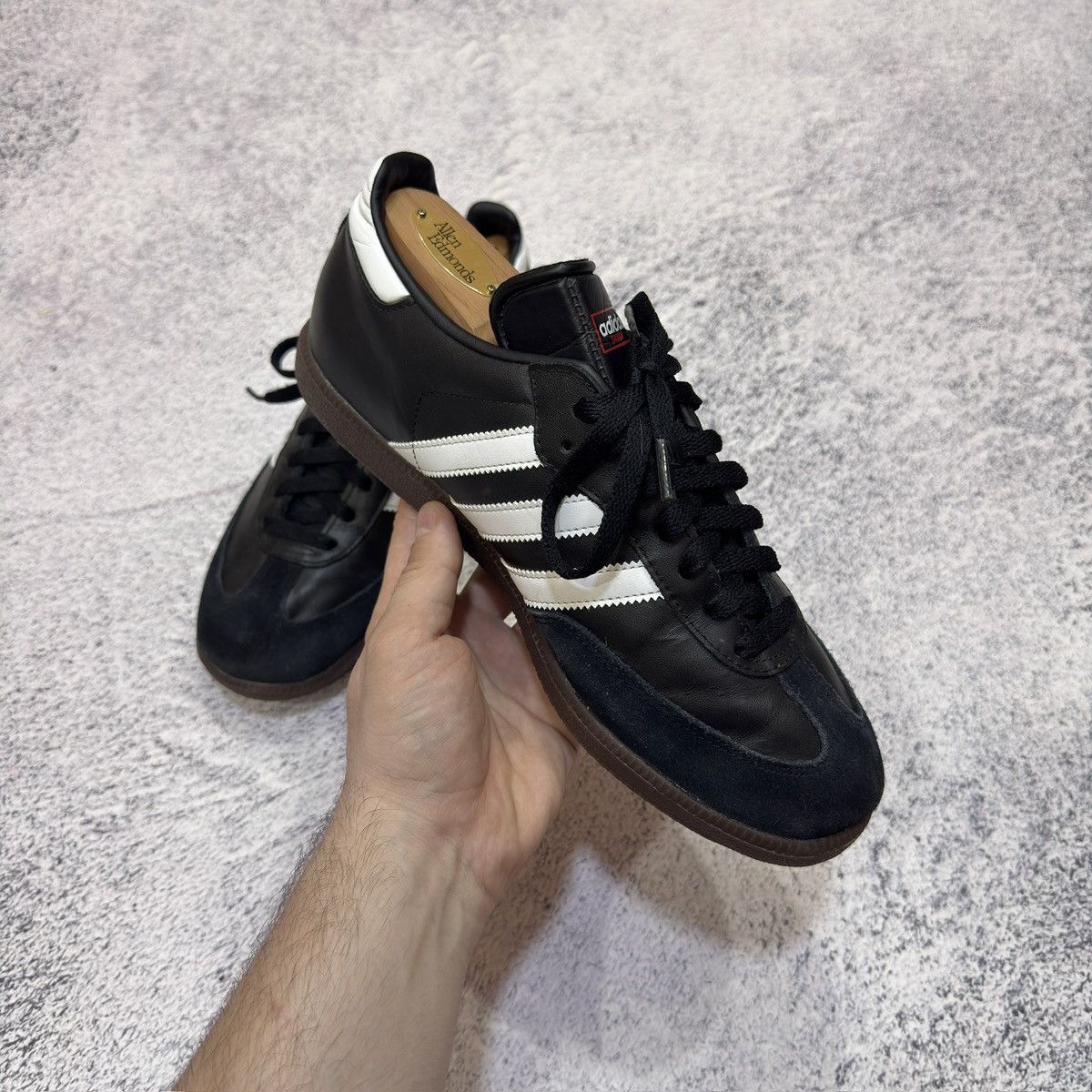 Adidas Adidas Samba Classic Black Leather US8.5 UK8 EU42 Size US 8.5 / EU 41-42 - 6 Thumbnail