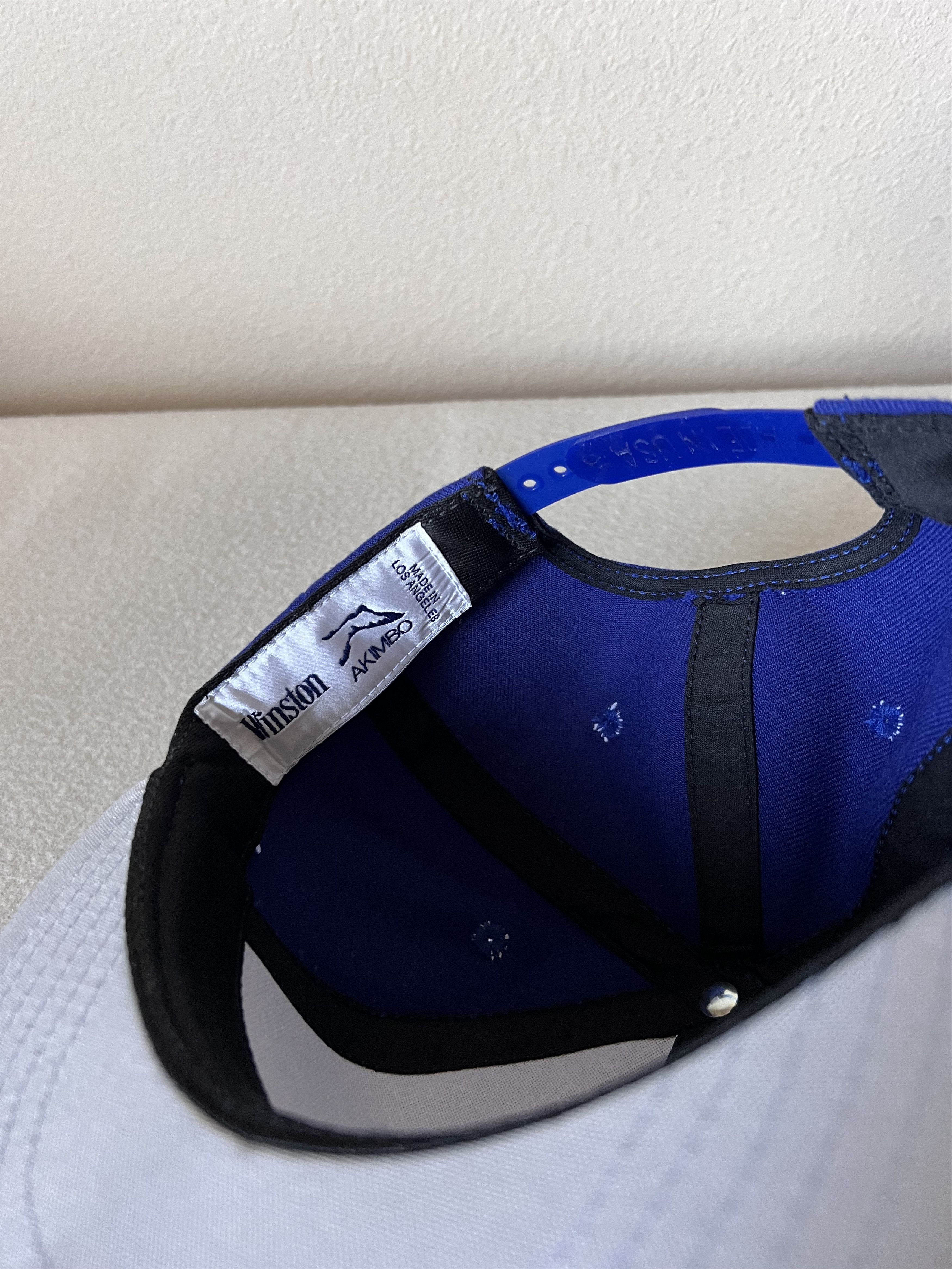 Akimbo Club Akimbo Club Tyrrell Winston LA Noodle Snapback Hat in Blue Size ONE SIZE - 5 Thumbnail