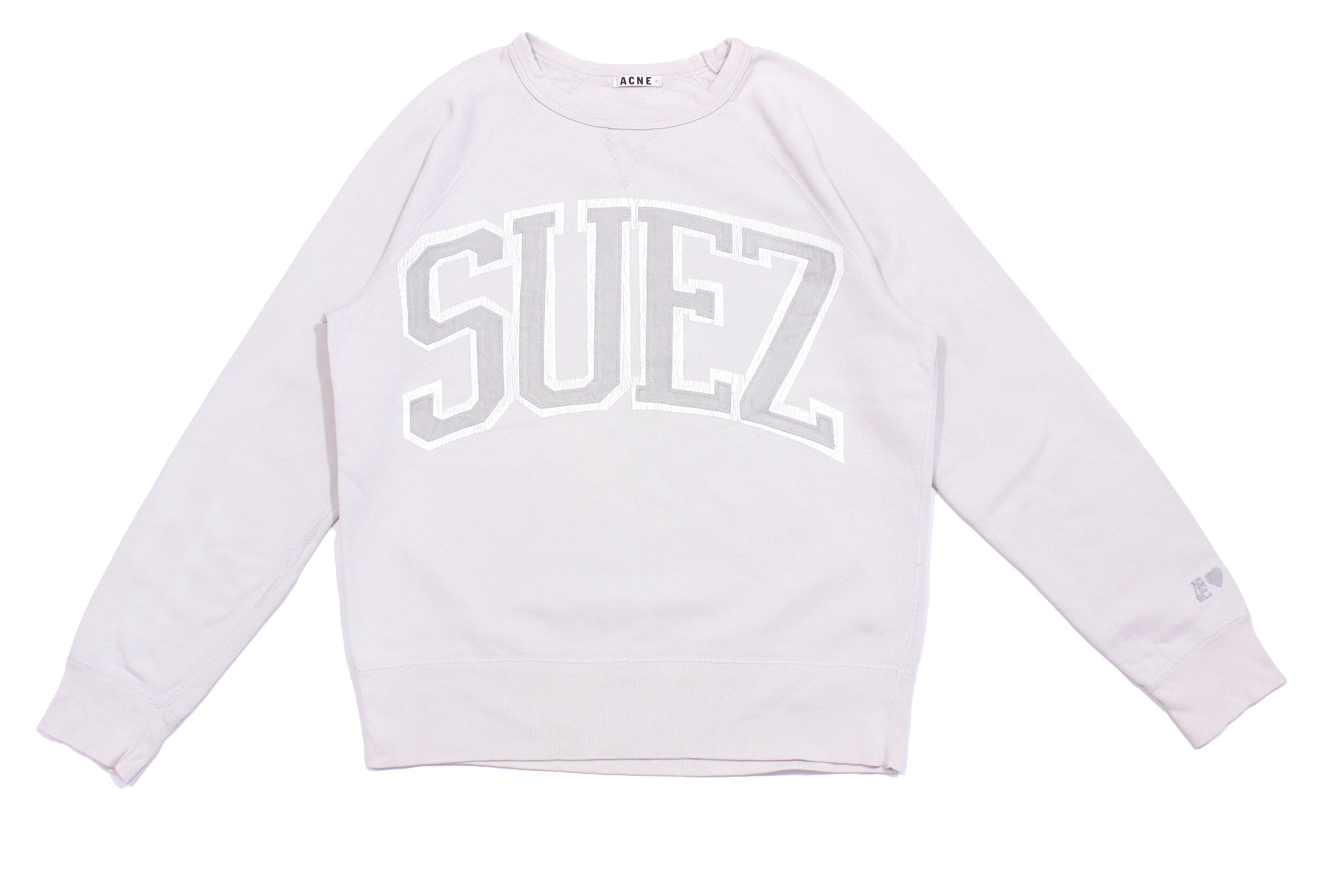 Acne Studios College Suez SS13 Big Logo Sweatshirt Size US S / EU 44-46 / 1 - 1 Thumbnail