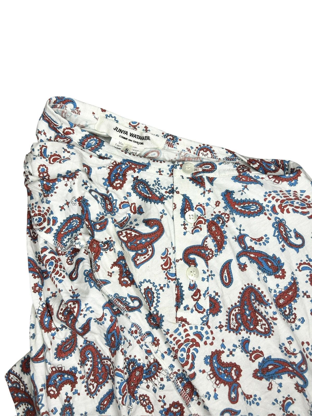 Junya Watanabe S/S 08 Asymmetric Paisley Top Size S / US 4 / IT 40 - 2 Thumbnail