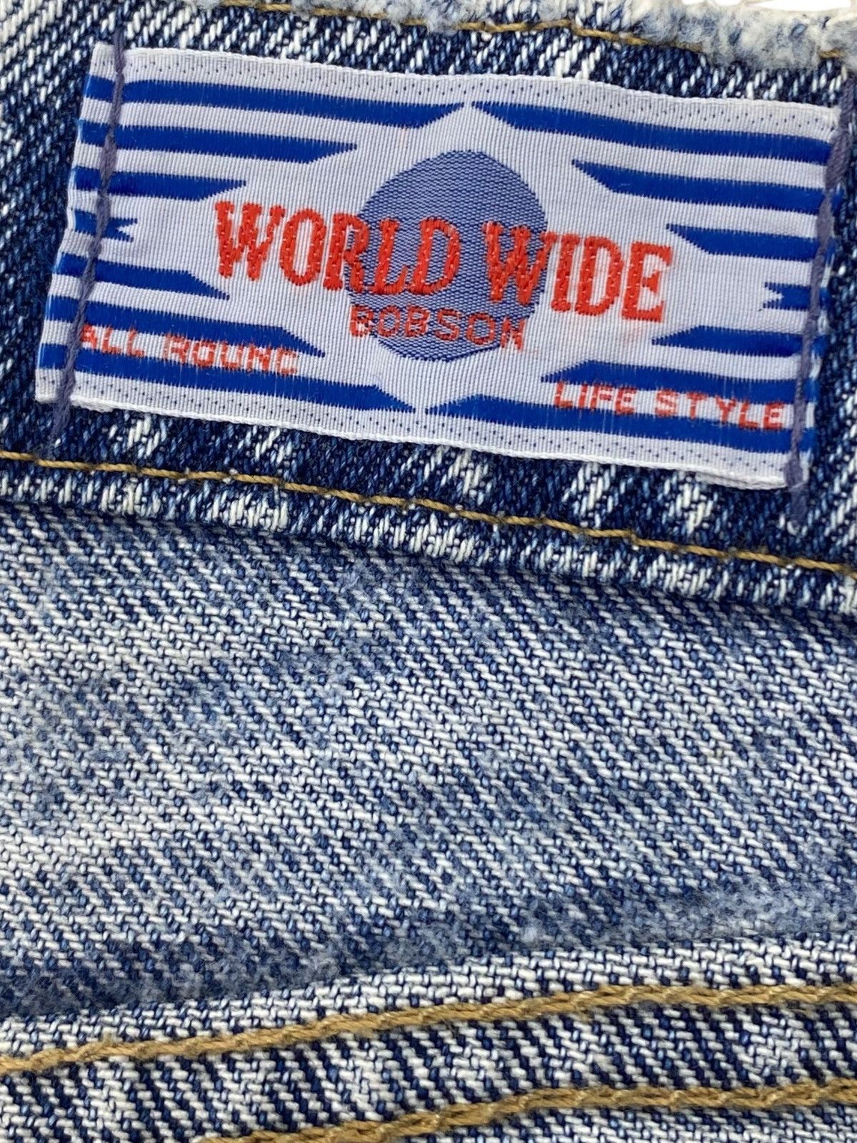 Japanese Brand Japanese Brand Blue Acid Wash Style Arrow Line Jeans Size US 28 / EU 44 - 11 Thumbnail