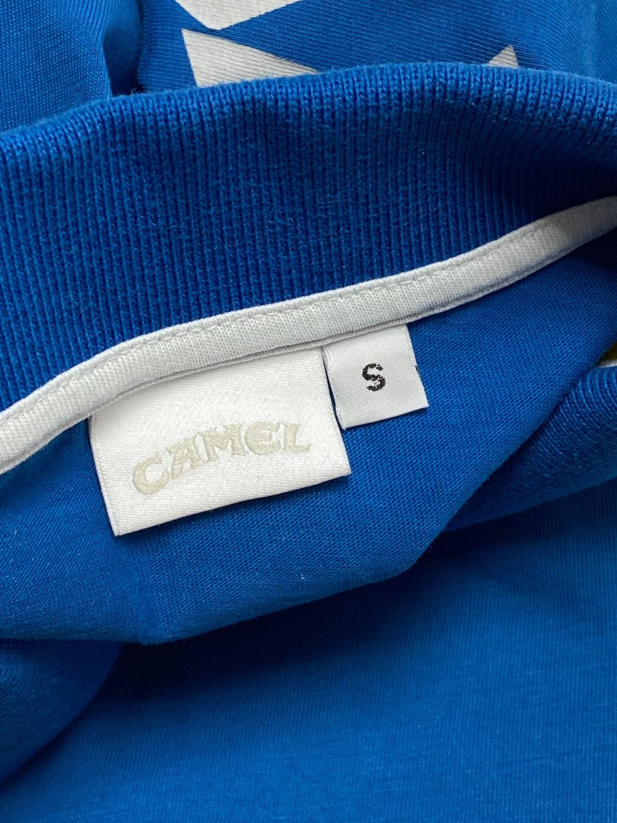 Camel Vintage CAMEL Blue Yellow Big Logo Polo Shirt Y2K Size US S / EU 44-46 / 1 - 3 Thumbnail