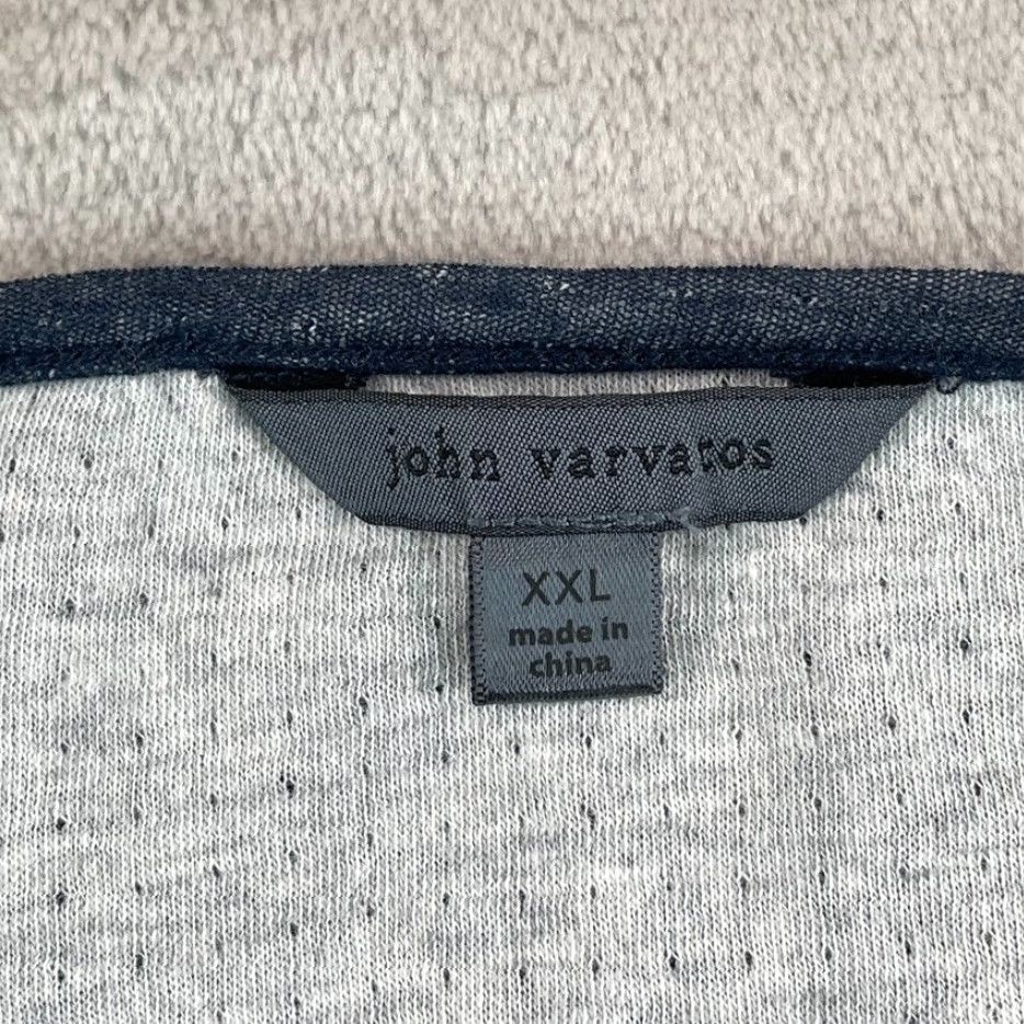 John Varvatos John Varvatos Collection Four Button Henley Shirt in Blue Wash Men 2XL NWOT Gift Size US XXL / EU 58 / 5 - 2 Thumbnail