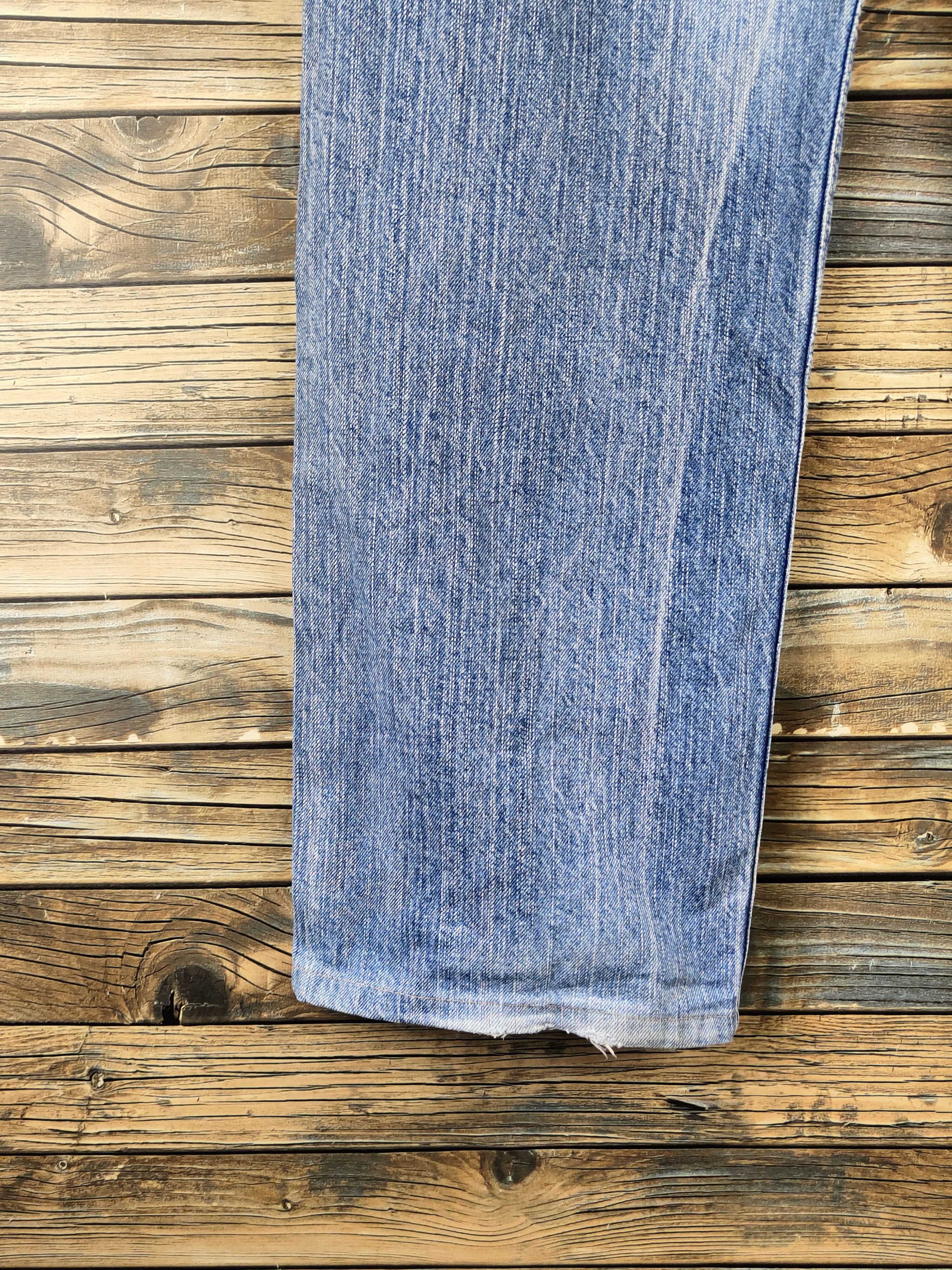 Edwin Edwin Blue Distressed Ripped Jeans #S2887 Size US 33 - 9 Thumbnail
