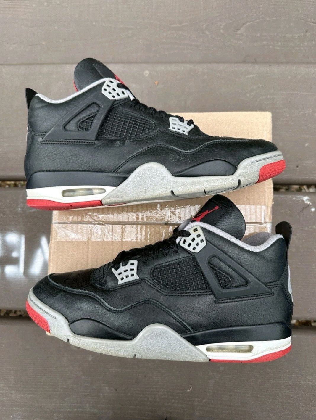Jordan Brand Nike Air Jordan Retro 4 Bred Reimagined Size 11 Men Size US 11 / EU 44 - 3 Thumbnail