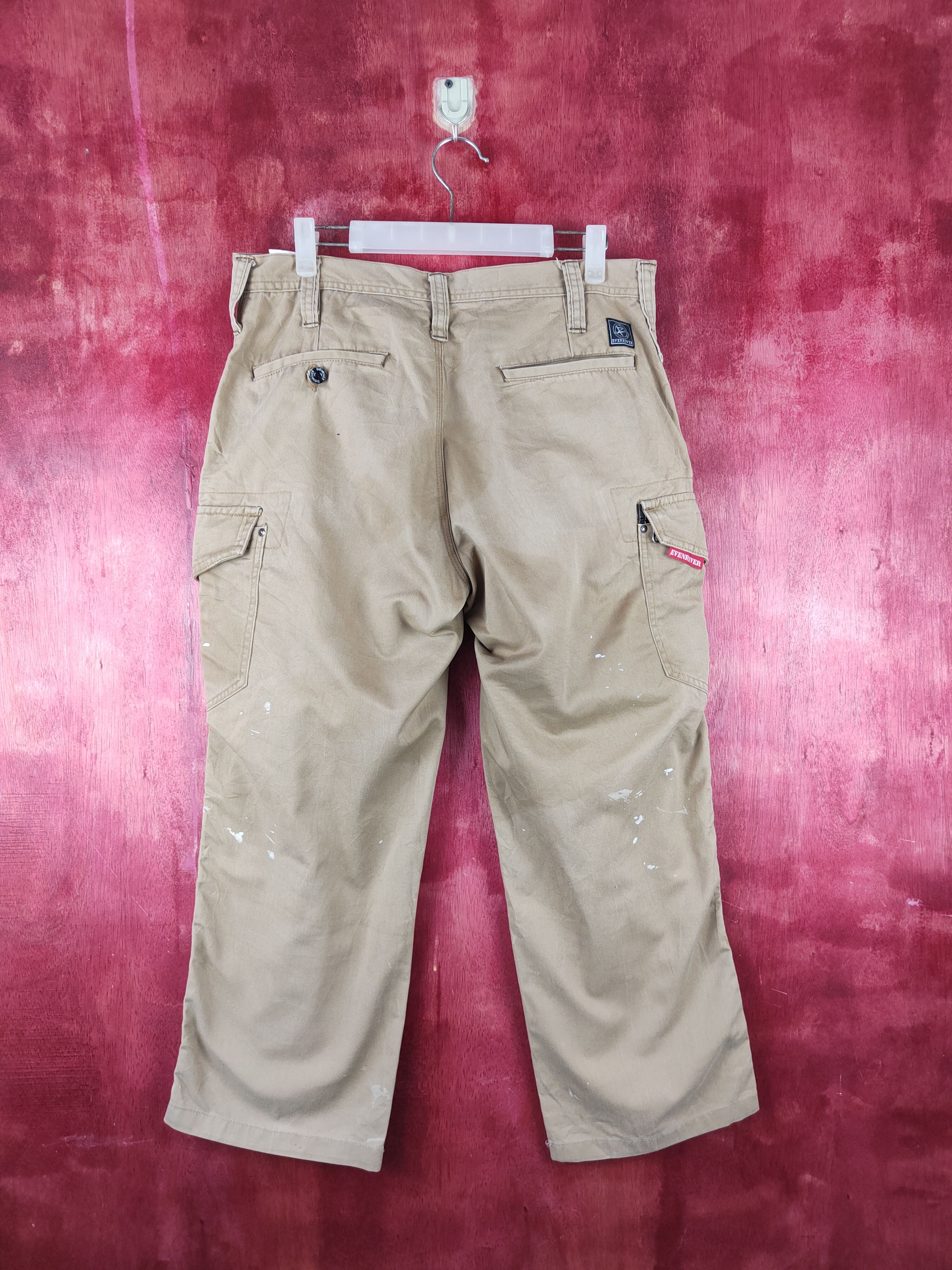Japanese Brand Evenriver Brown Multipocket Baggy Cargo Pants N#S009 Size US 32 / EU 48 - 7 Thumbnail