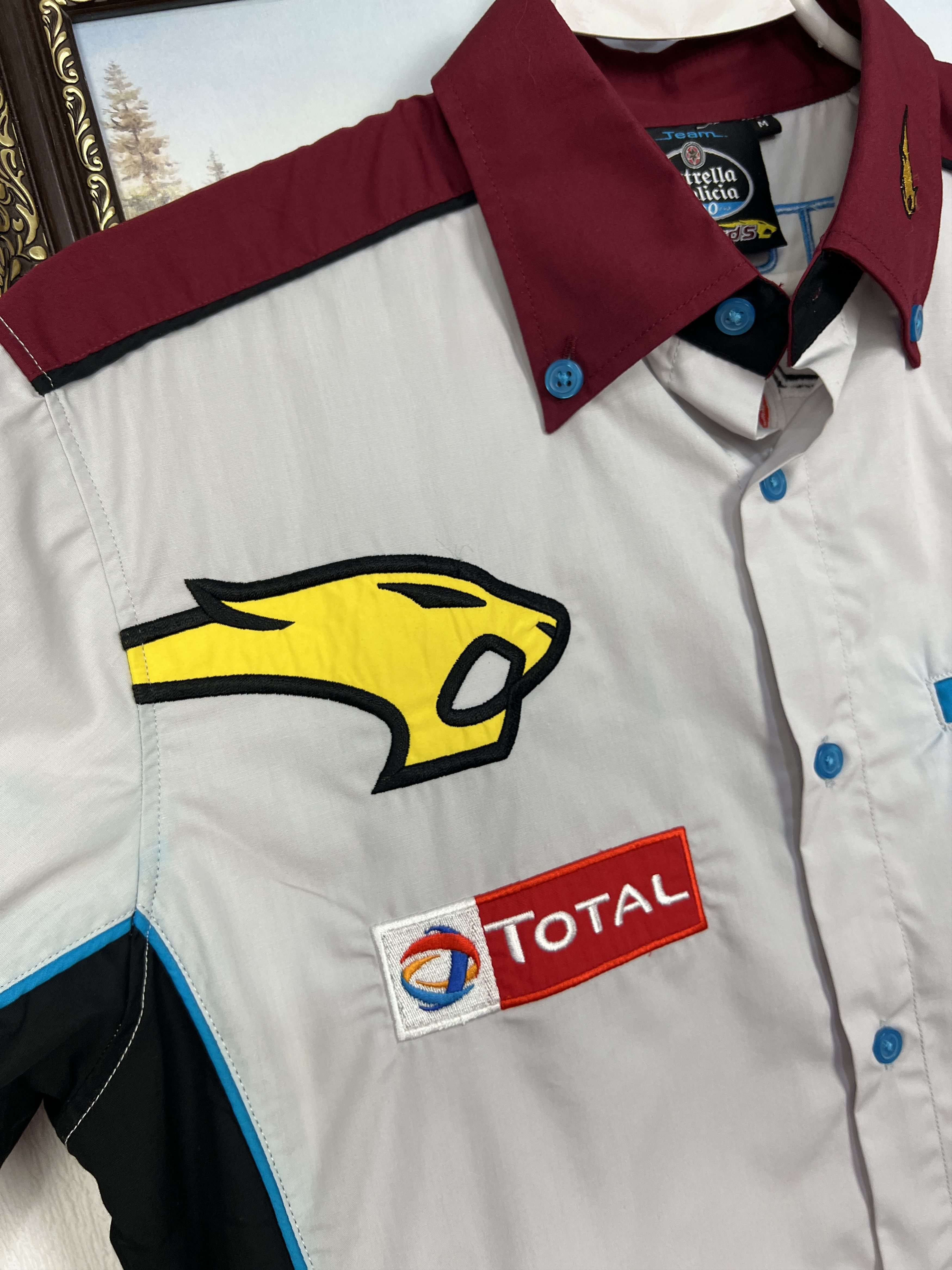 NASCAR Official Marc Vds Moto Racing Team Mens Shirt Polo NASCAR Size US M / EU 48-50 / 2 - 5 Thumbnail