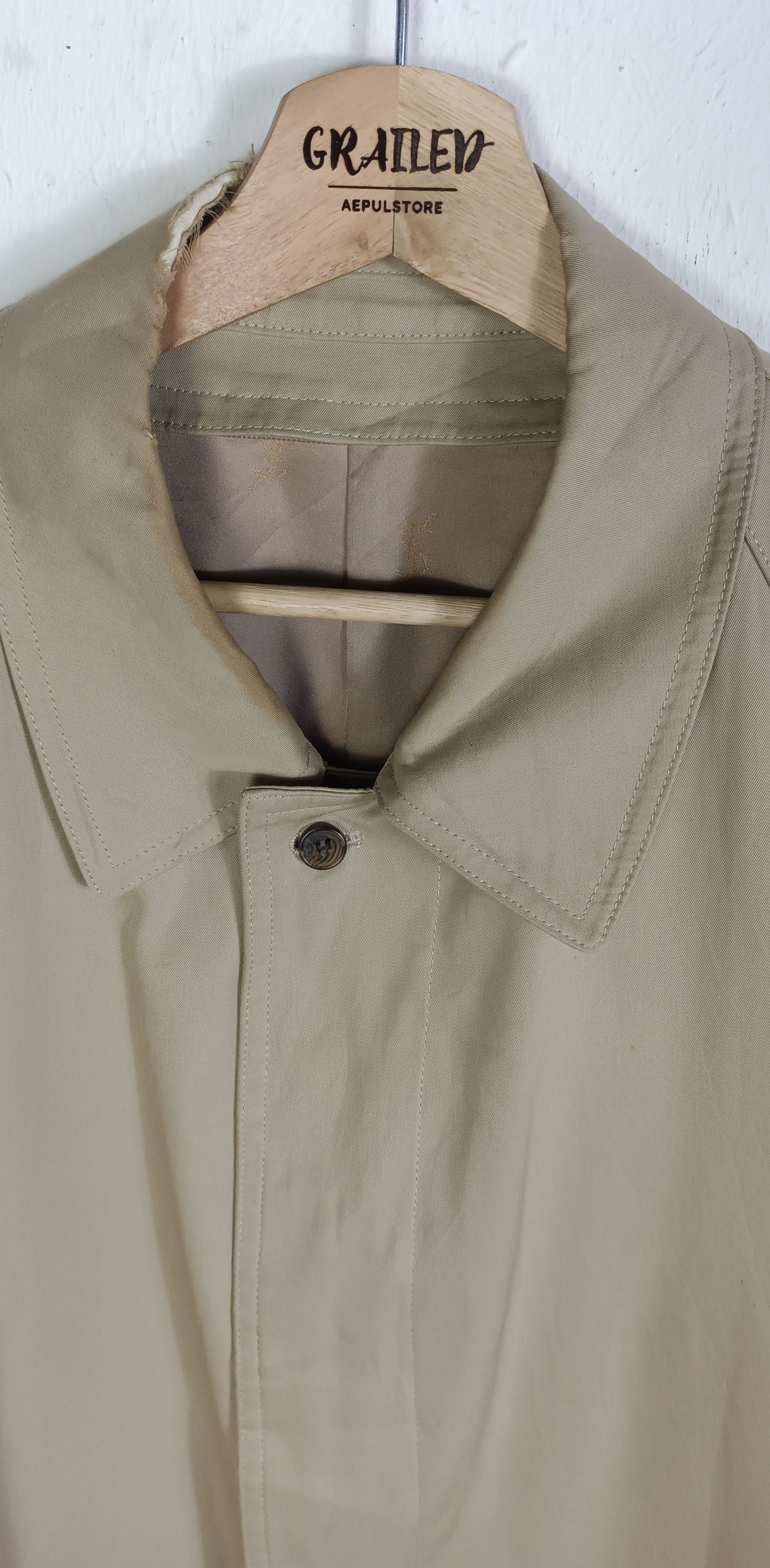 Yves Saint Laurent Vintage💥💥Yves Saint Laurent Homme Trench Cout Size US L / EU 52-54 / 3 - 7 Thumbnail