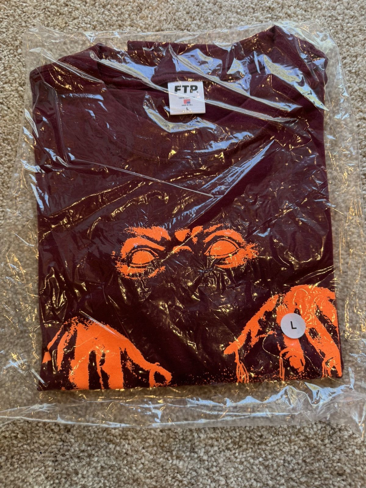 Fuck The Population FTP PUPPETEER TEE (BURGUNDY) Size US L / EU 52-54 / 3 - 2 Thumbnail