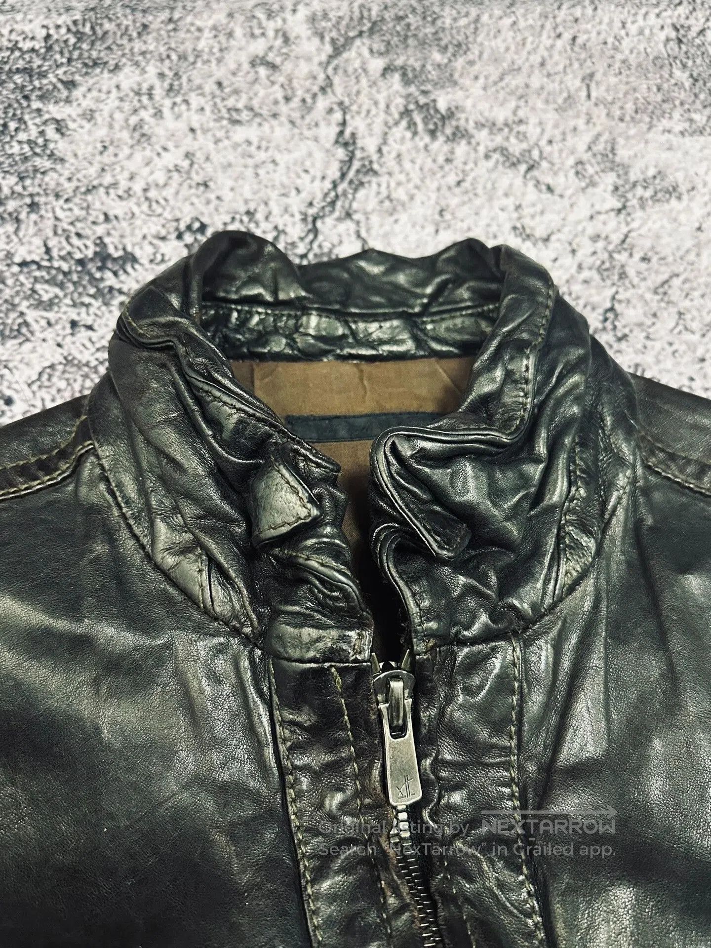 Isamu Katayama Backlash Black Pioneer Lambskin Leather Jacket. Size US M / EU 48-50 / 2 - 3 Thumbnail
