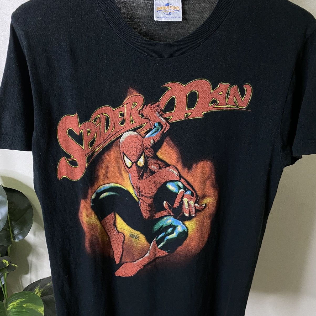 Universal Studios Vintage 2000s Spiderman Promo T Shirt Size US M / EU 48-50 / 2 - 2 Thumbnail