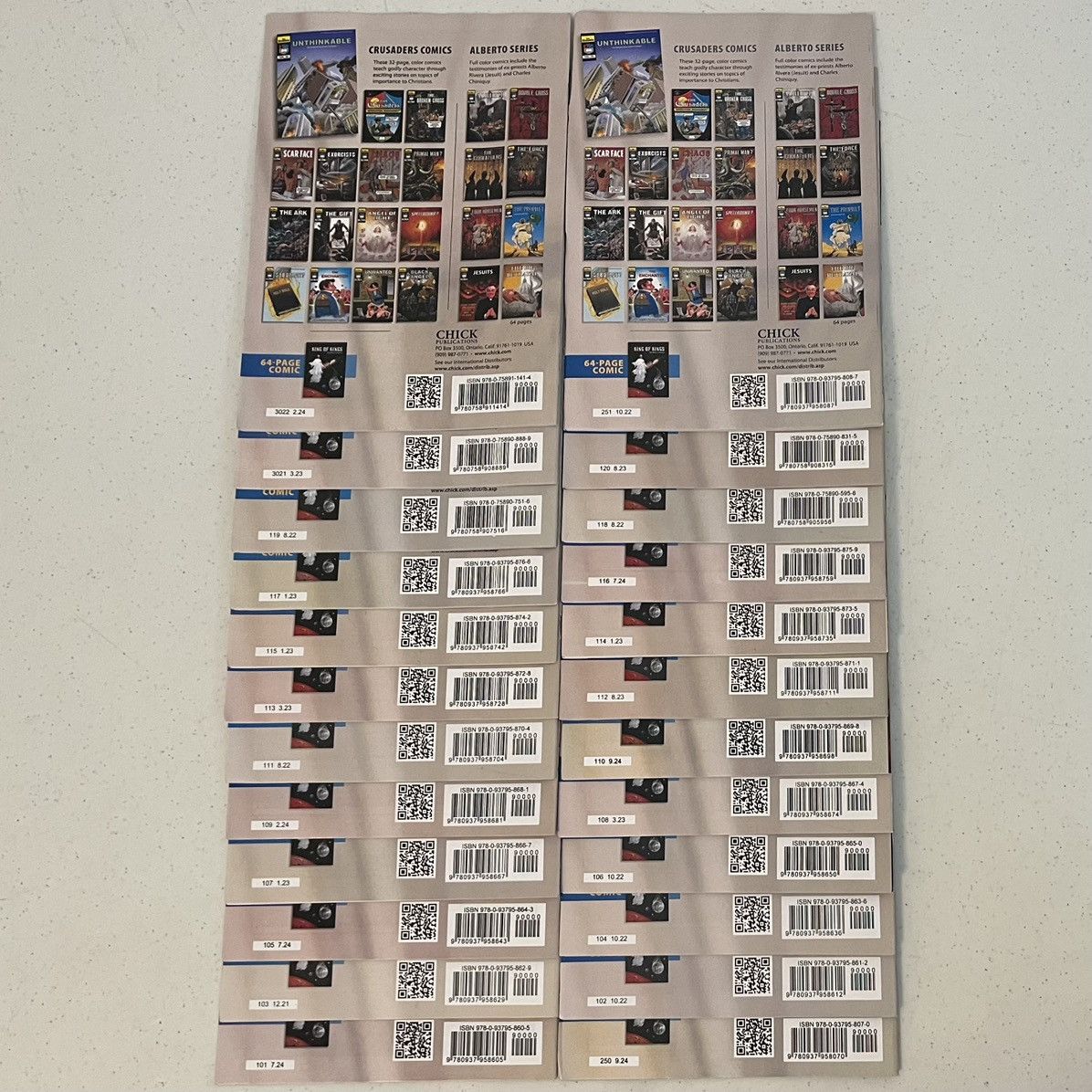 Other COMICS - The Crusaders - COLLECTION OF 24 By Jack Chick Size ONE SIZE - 2 Thumbnail