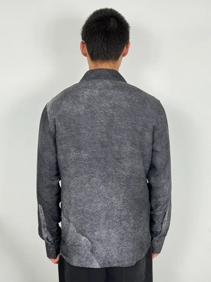 Roberto Cavalli 2000s Roberto Cavalli Grey Abstract Shirt Size US M / EU 48-50 / 2 - 3 Thumbnail