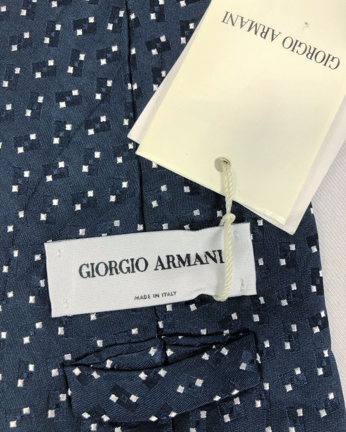 Giorgio Armani NOS Giorgio Armani Cravatte Jacquard Silk Tie Made in Italy Size ONE SIZE - 8 Thumbnail