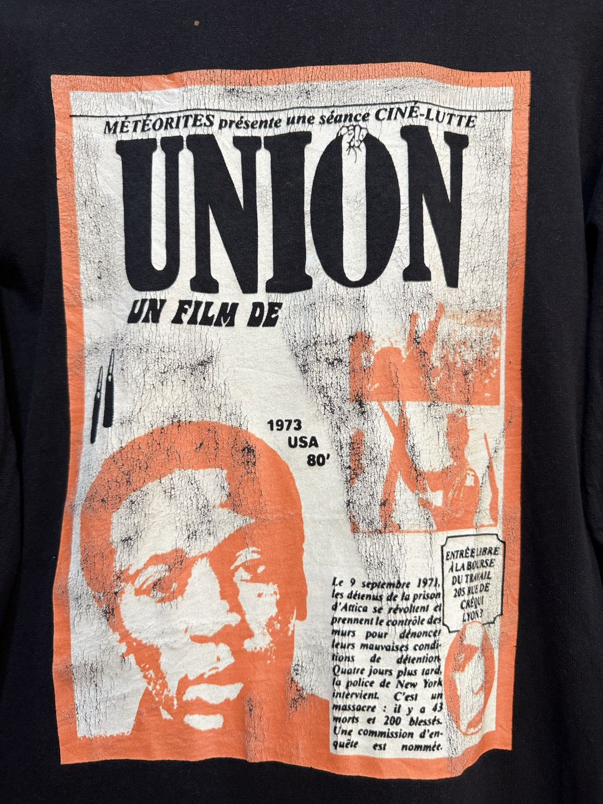 Vintage Vintage Union LA Un Film De Long Sleeve Tee Size US L / EU 52-54 / 3 - 2 Thumbnail