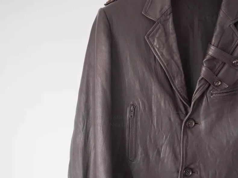 Yohji Yamamoto Yohji Yamamoto Black Leather Jacket 2006AW Size US S / EU 44-46 / 1 - 4 Thumbnail