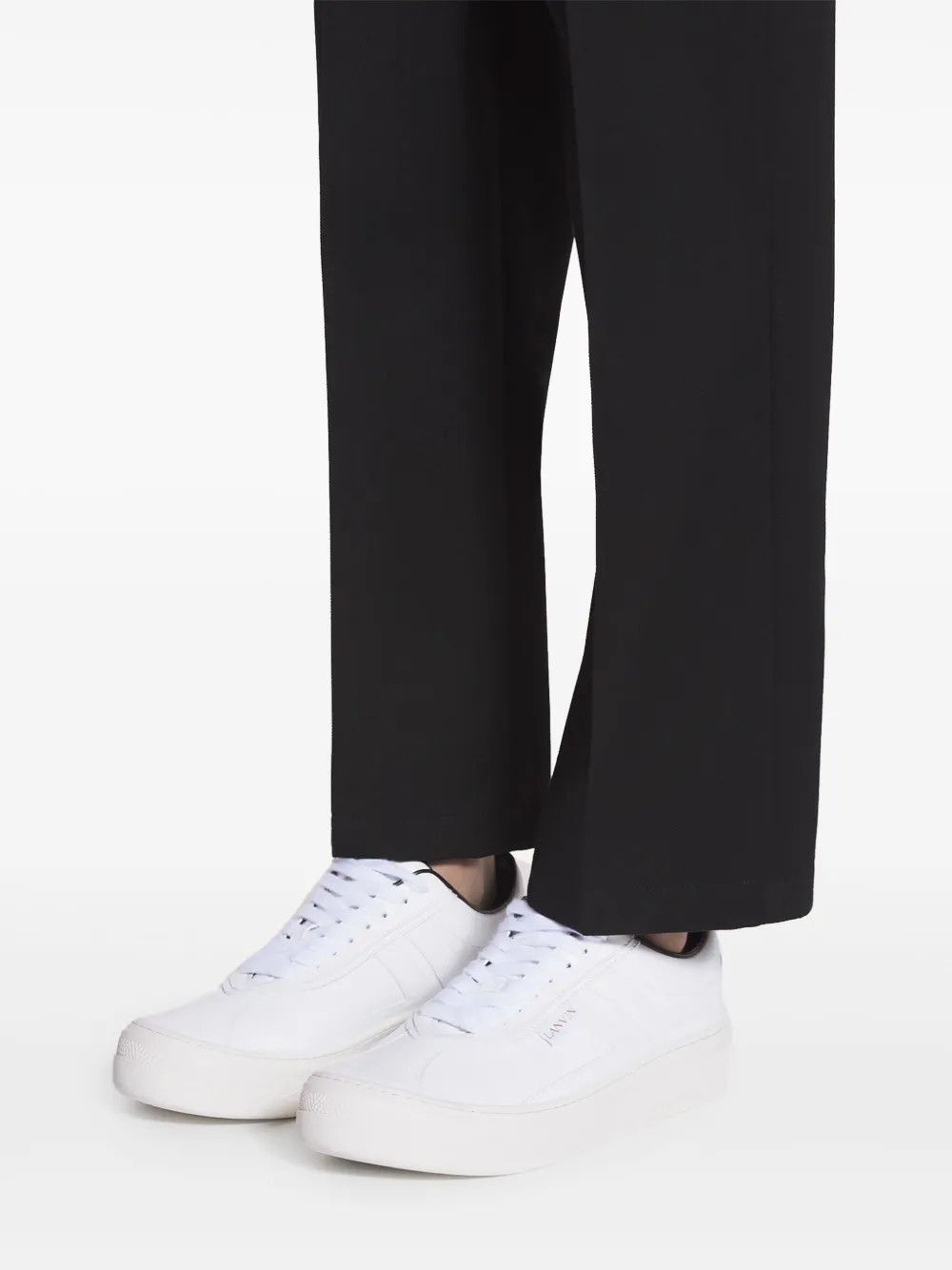 Lanvin oc11z0526 Leather Sneakers in White Size US 10.5 / EU 43-44 - 6 Thumbnail