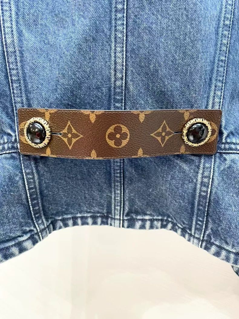 Louis Vuitton Louis Vuitton Patchwork denim jacket with presbyopic flowe Size XS / US 0-2 / IT 36-38 - 6 Thumbnail