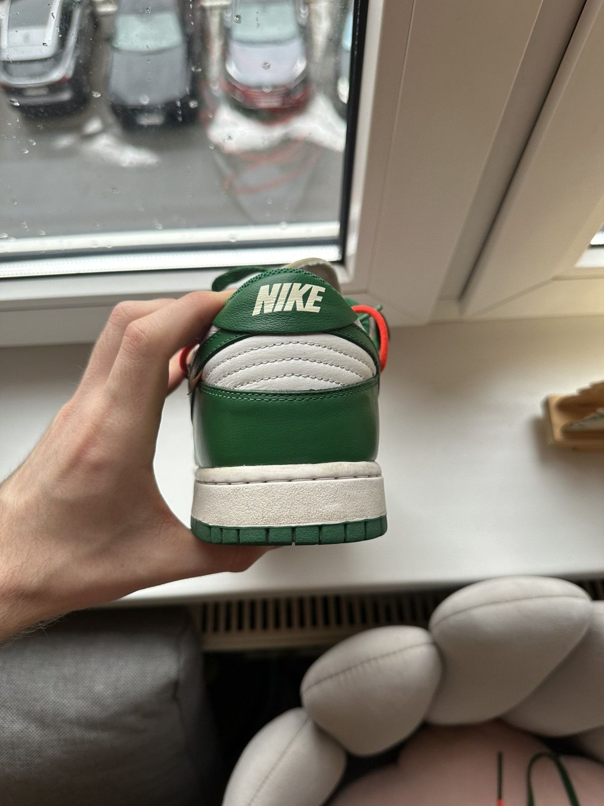 Nike × Off-White Nike dunk x Off-White pine green Size US 11 / EU 44 - 8 Thumbnail