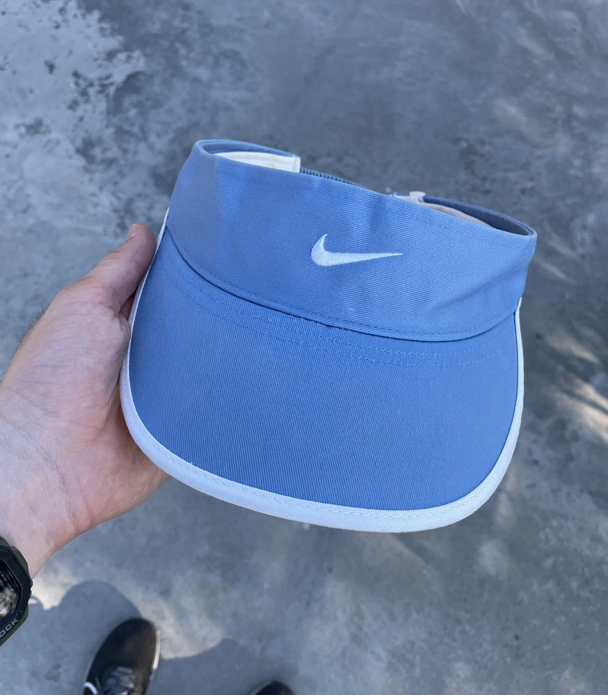 Nike × Vintage 90s Nike Vintage Hat Tennis Cap Y2K Big Logo USA Embroidered Size ONE SIZE - 3 Thumbnail