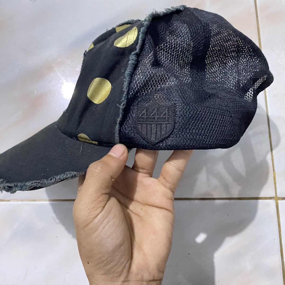 Designer × Vintage Yoshinori kotake disstressed style cap Size ONE SIZE - 3 Thumbnail
