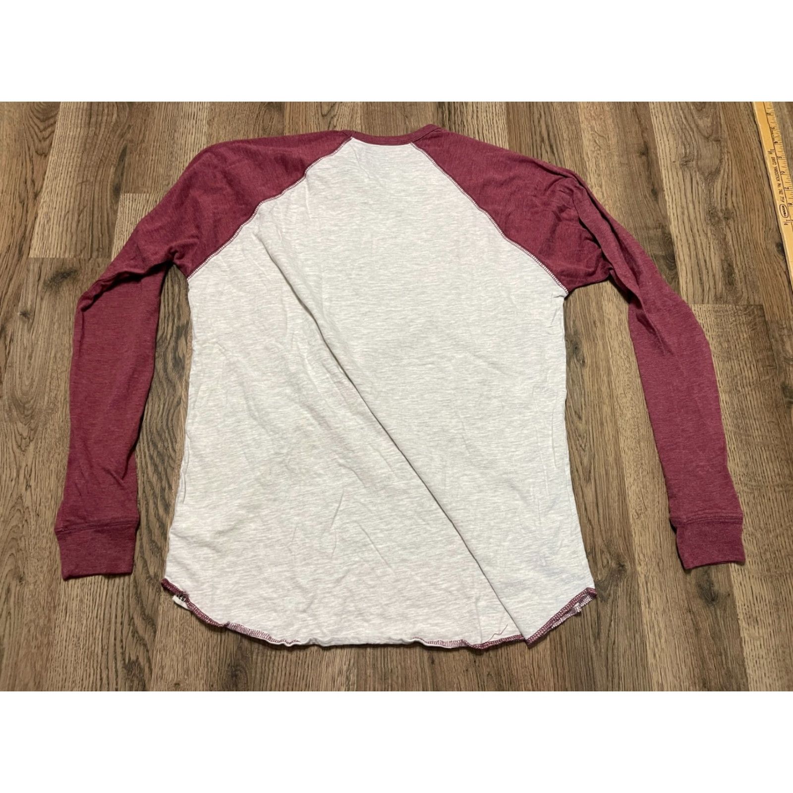 Our Legacy Legacy Shirt Women's Small, Long Sleeve, White Red, Regular Fit, Great Smokey Mountain, Vintage? No, Casual, 90s? (actually not a 90s) Size S / US 4 / IT 40 - 2 Thumbnail