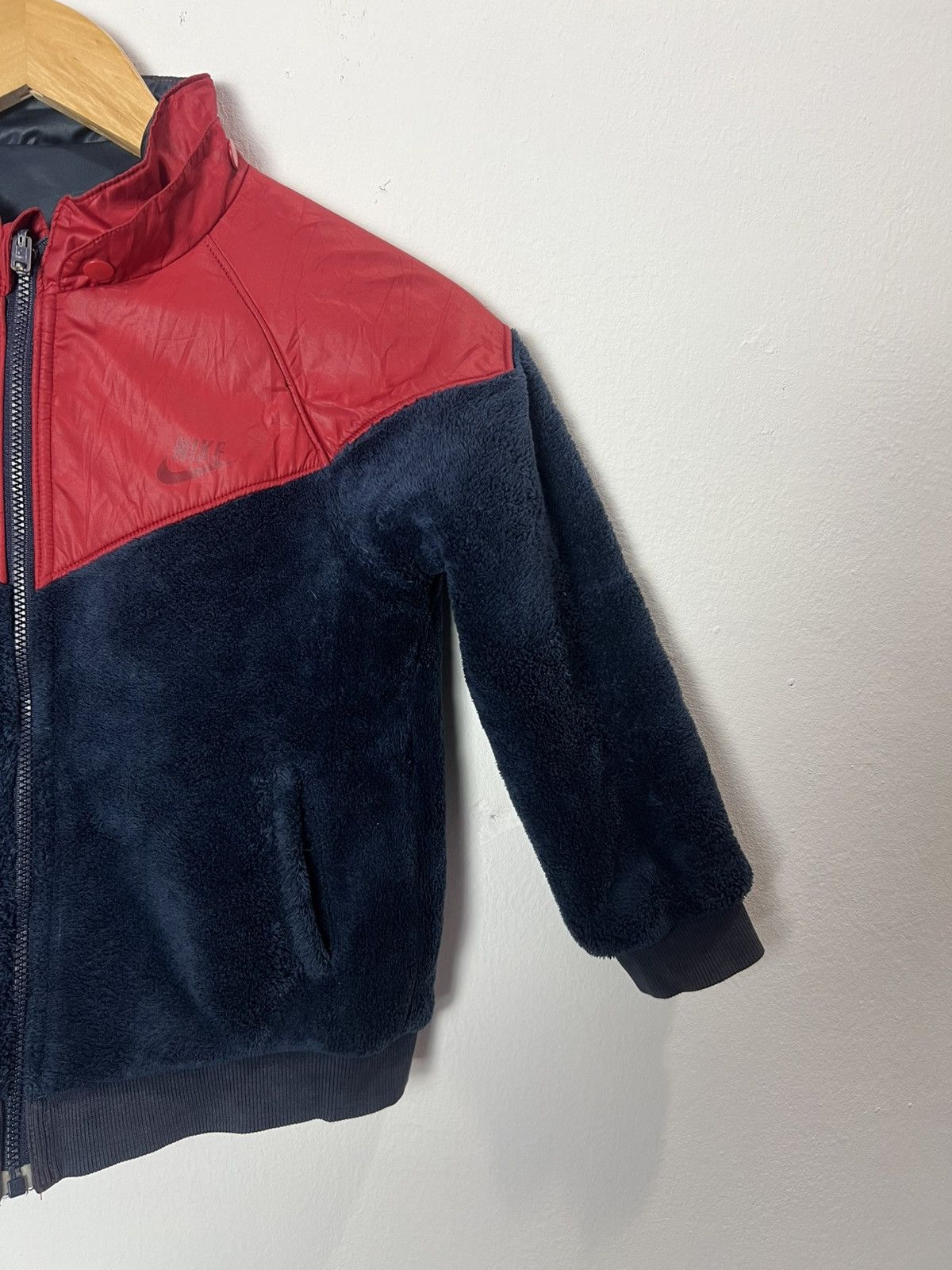 Vintage Vintage Nike Reversible Nylon Bomber 120 KIDS Jacket Size US XXS / EU 40 - 12 Thumbnail