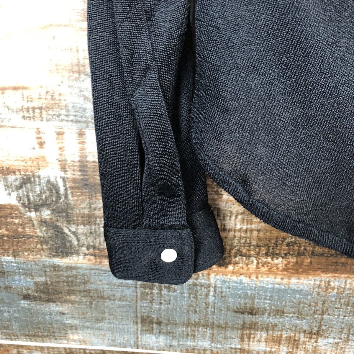 Homespun Knitwear × Japanese Brand Zada New York Black Cardigan Knitwear Hoodie #A1675 Size M / US 6-8 / IT 42-44 - 12 Thumbnail