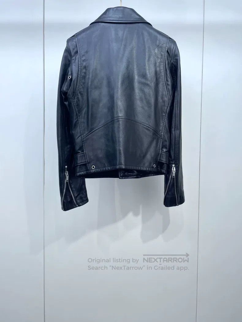 Saint Laurent Paris Saint Laurent Paris size 36 Black Biker Leather Jacket Size M / US 6-8 / IT 42-44 - 2 Thumbnail