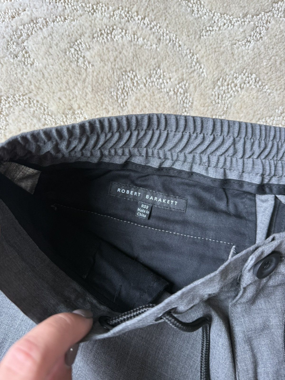 Robert Barakett Robert Barakett Dellwood Pants in Charcoal Gray Size US 33 - 4 Thumbnail