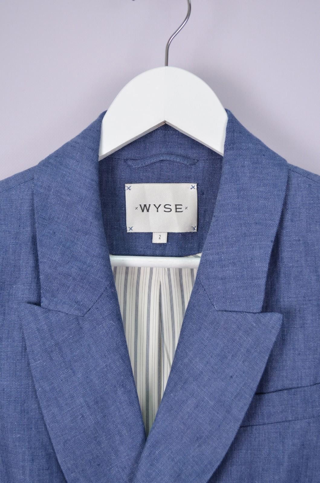 Designer Wyse Alaina Linen Jacket Size 2 US6 Double Breasted Blazer Size M / US 6-8 / IT 42-44 - 5 Thumbnail