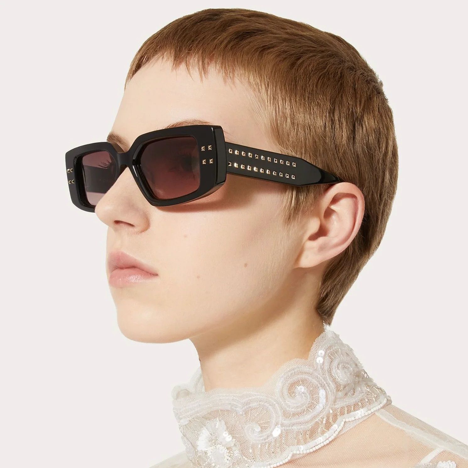 Valentino Valentino Women Sunglasses Square V - CINQUE VLS-108A-53 Size ONE SIZE - 12 Thumbnail