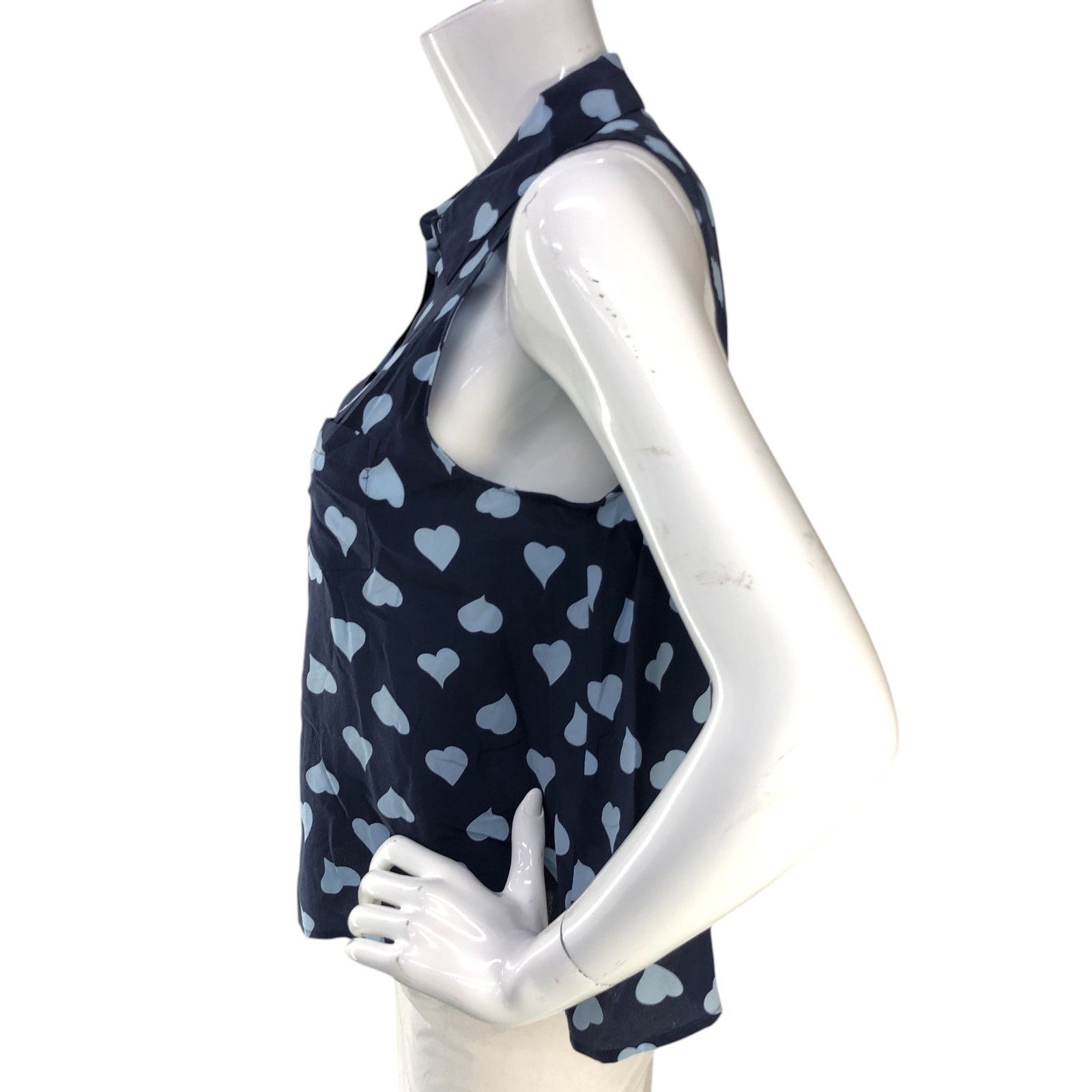 Equipment Equipment Size S Top Mina Blouse Heart Print *TINY FLAW Size S / US 4 / IT 40 - 5 Thumbnail