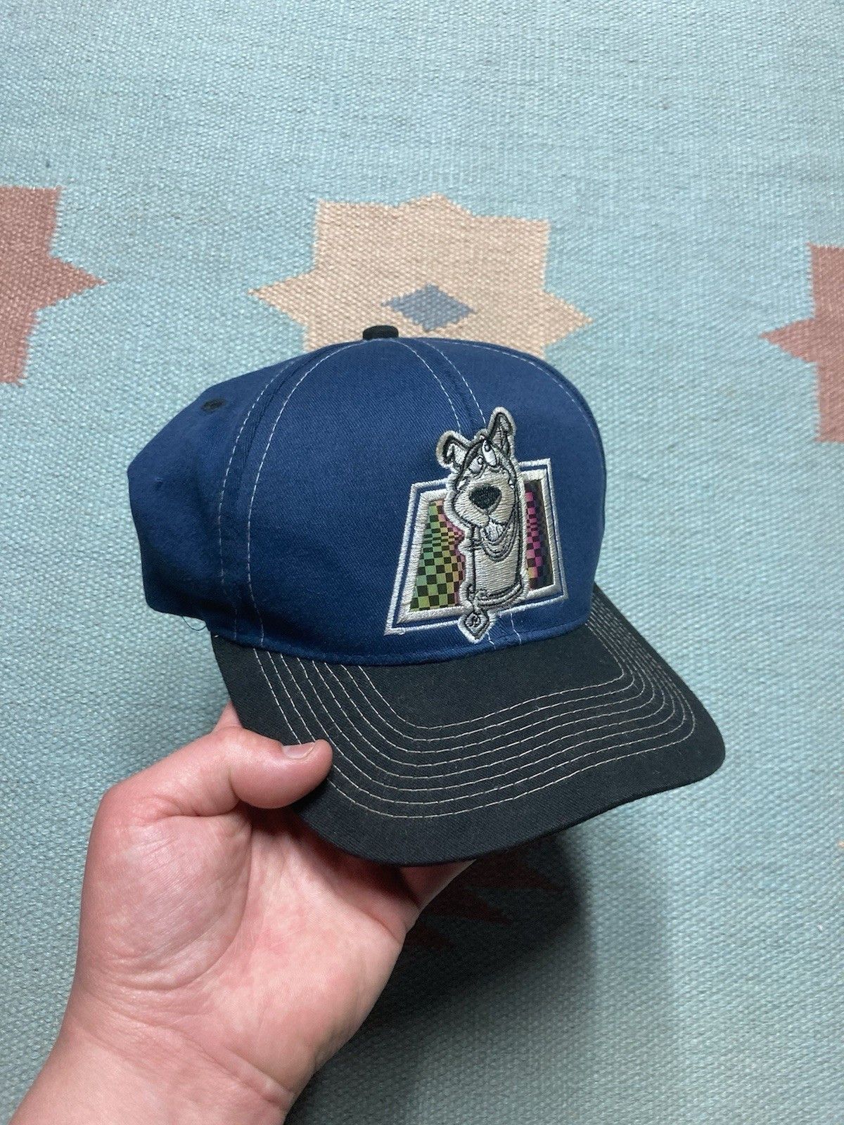 Vintage strapback hat Scooby Doo holographic trippy stoner cartoon Size ONE SIZE - 1 Thumbnail