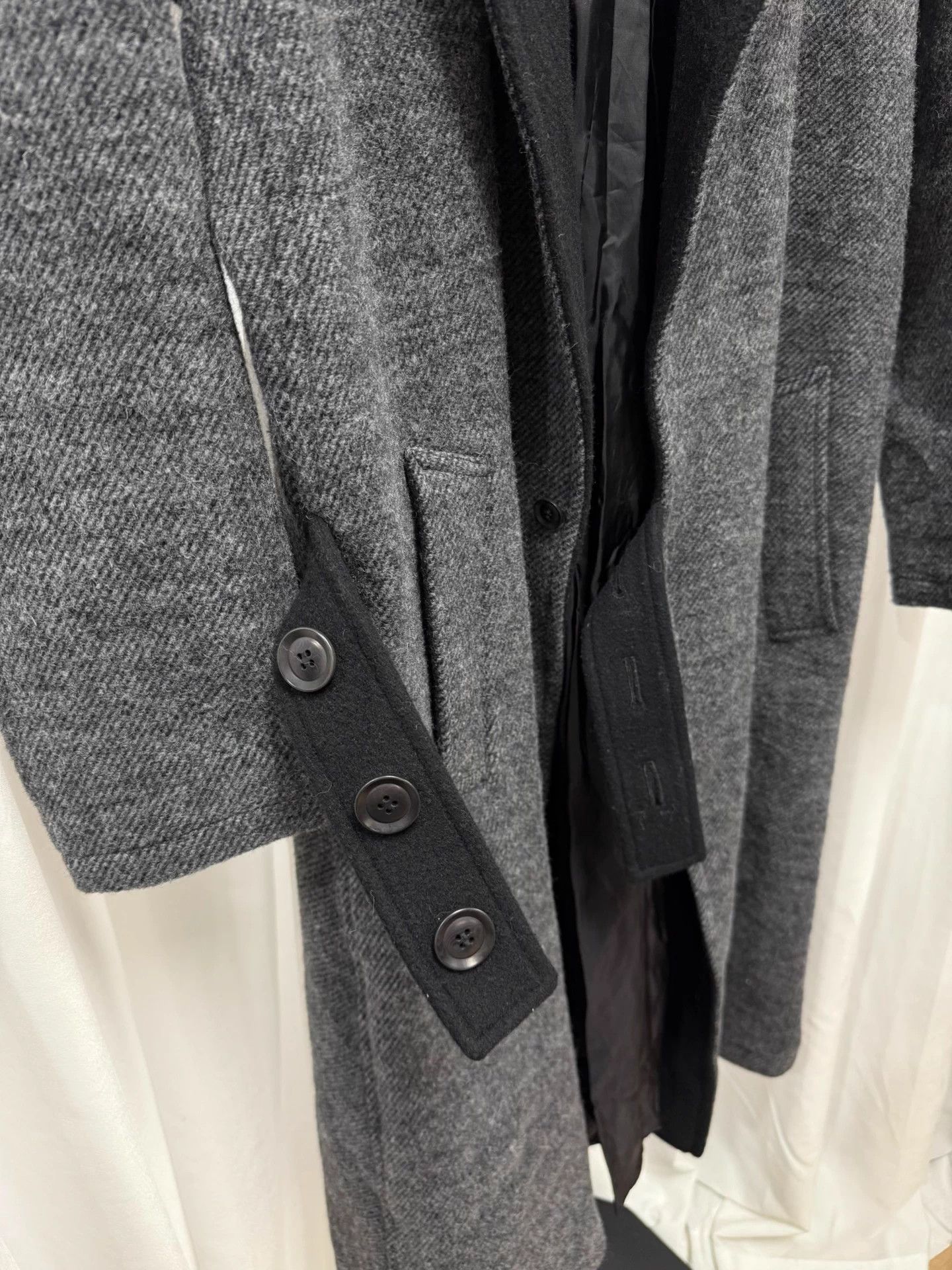 Yohji Yamamoto Yohji Yamamoto Y's Heavy Wool Patchwork Coat (Size 1) Size US S / EU 44-46 / 1 - 4 Thumbnail