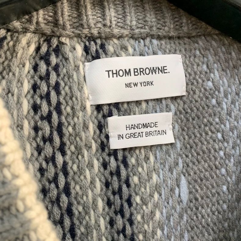Thom Browne Thom Browne Pure cashmere sweater Size US M / EU 48-50 / 2 - 3 Thumbnail