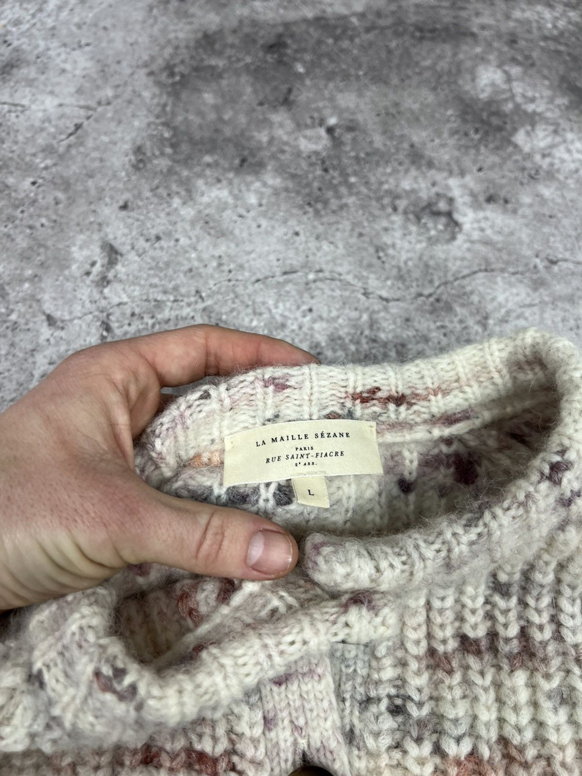 Sezane Sezane Alpaca Cardigan Sweater Beige Size L / US 10 / IT 46 - 10 Thumbnail