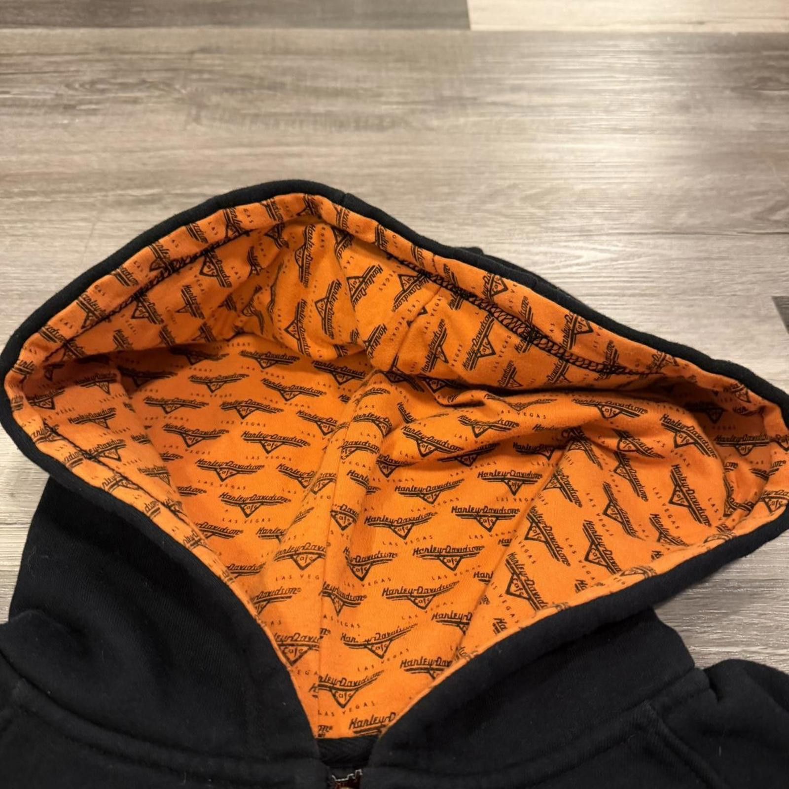 Harley Davidson vintage Harley Davidson cafe embroidered eagle zip up hoodie Size L / US 10 / IT 46 - 7 Thumbnail