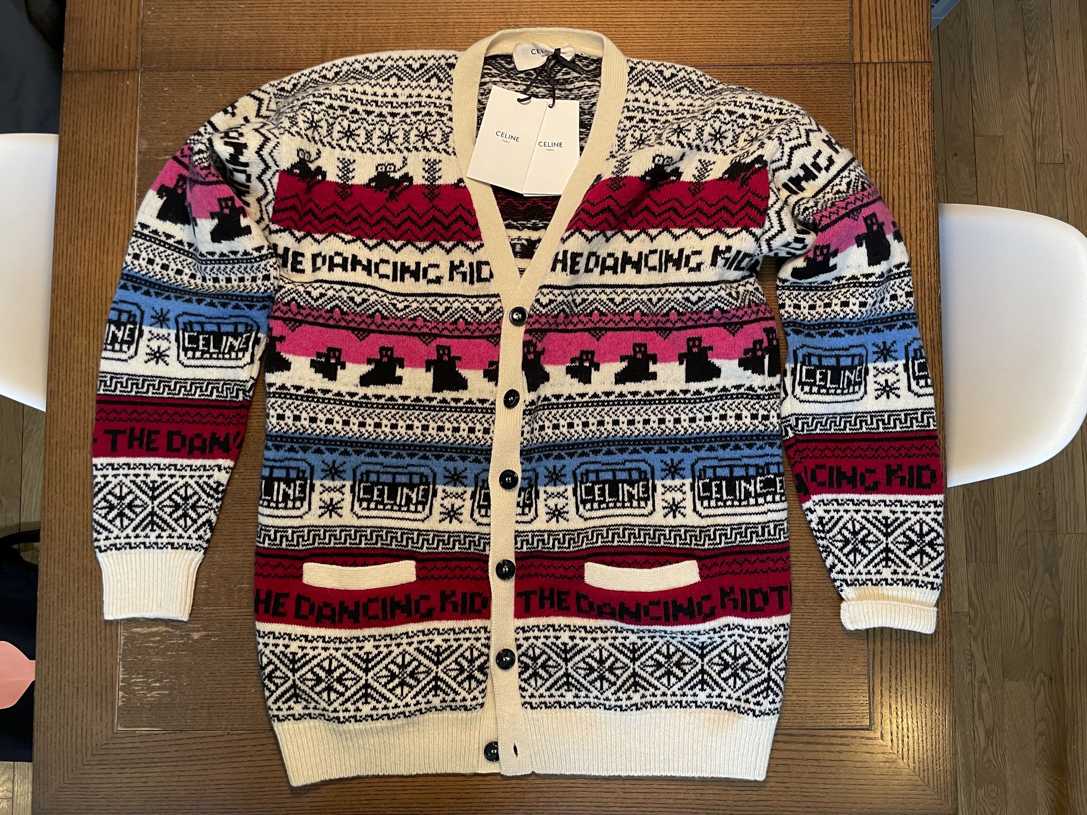 Celine SS21 Dancing Kid cardigan | Grailed