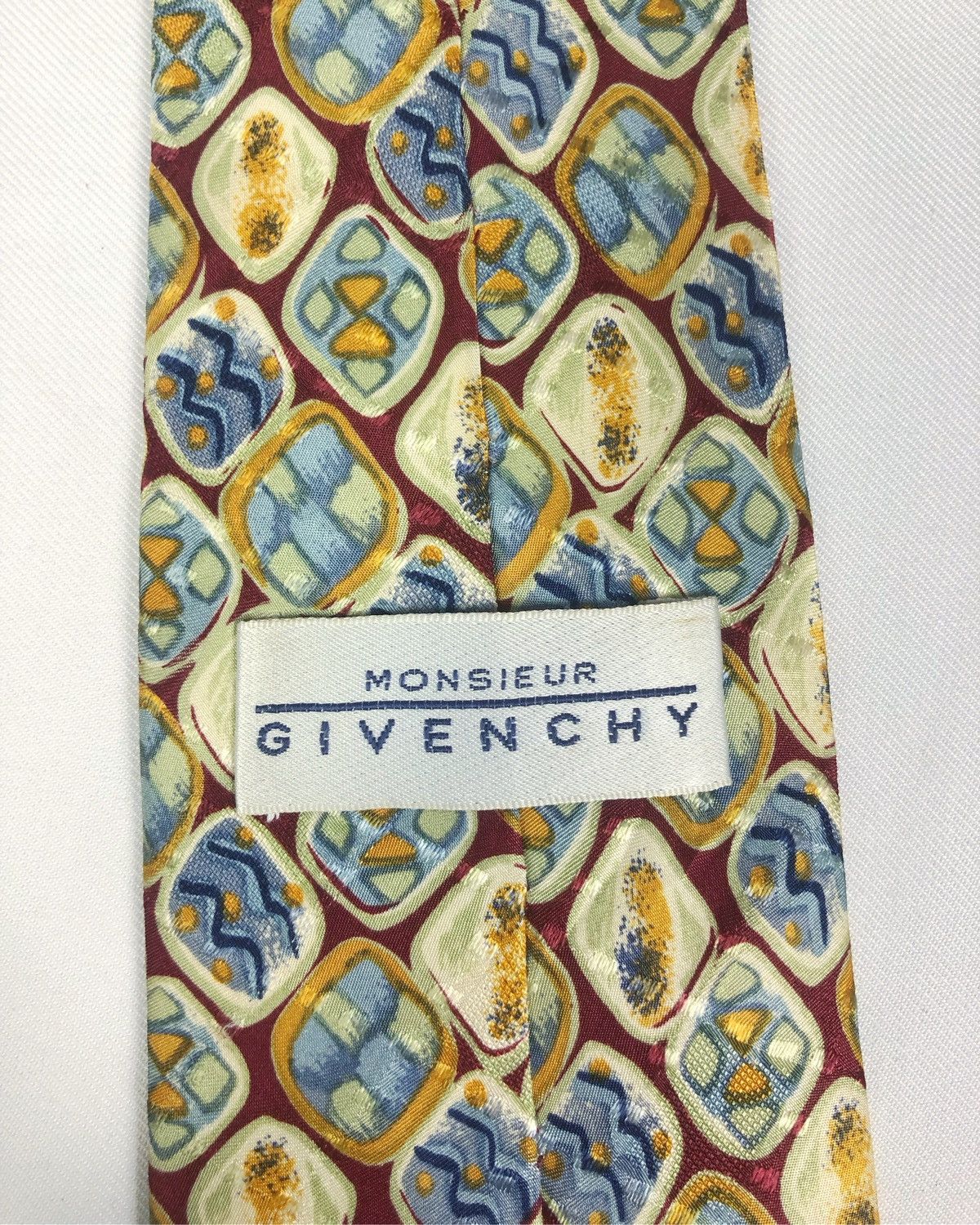 Givenchy Rare Vintage Monsieur Givenchy Silk Tie Size ONE SIZE - 7 Thumbnail