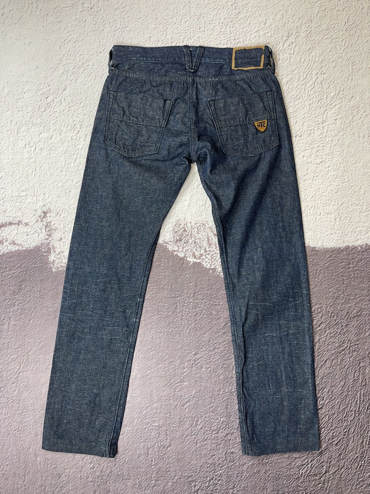 Handmade HTC Hollywood Trading Company cotton hemp selvedge denim Size US 31 - 14 Thumbnail