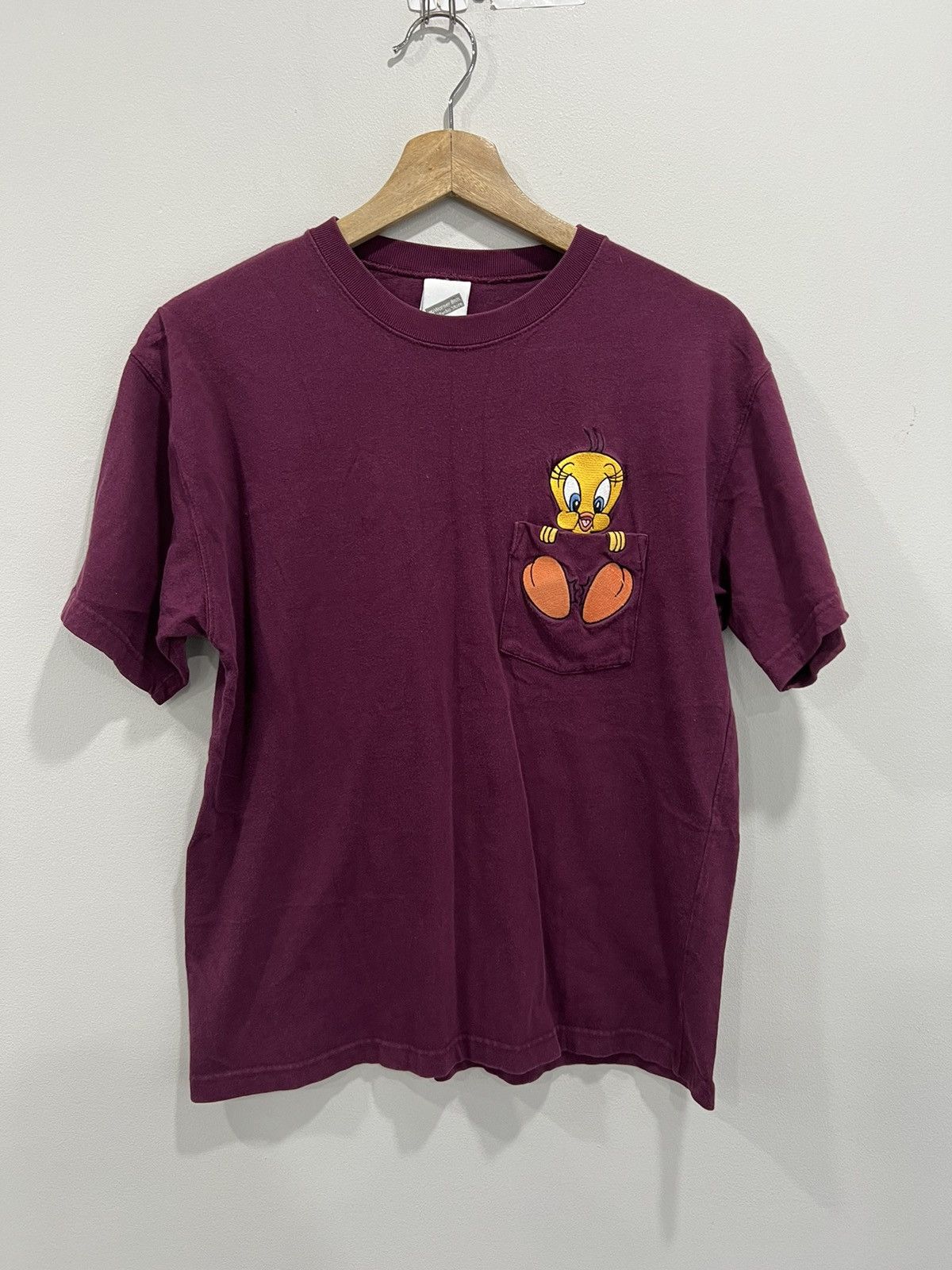Vintage Vintage Tweety Bird Pocket Tee Shirt XS Size US L / EU 52-54 / 3 - 1 Thumbnail