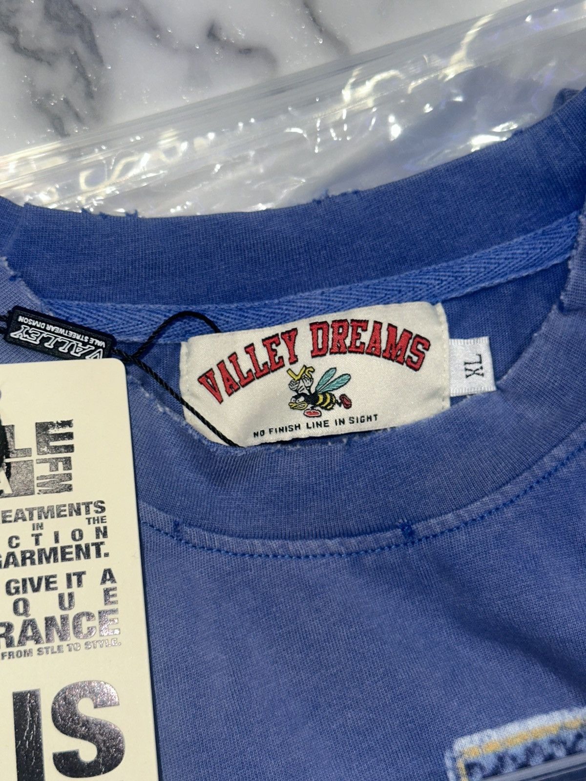Vale Vale "Sports Division" Blue T-Shirt size XL Size US XL / EU 56 / 4 - 2 Thumbnail