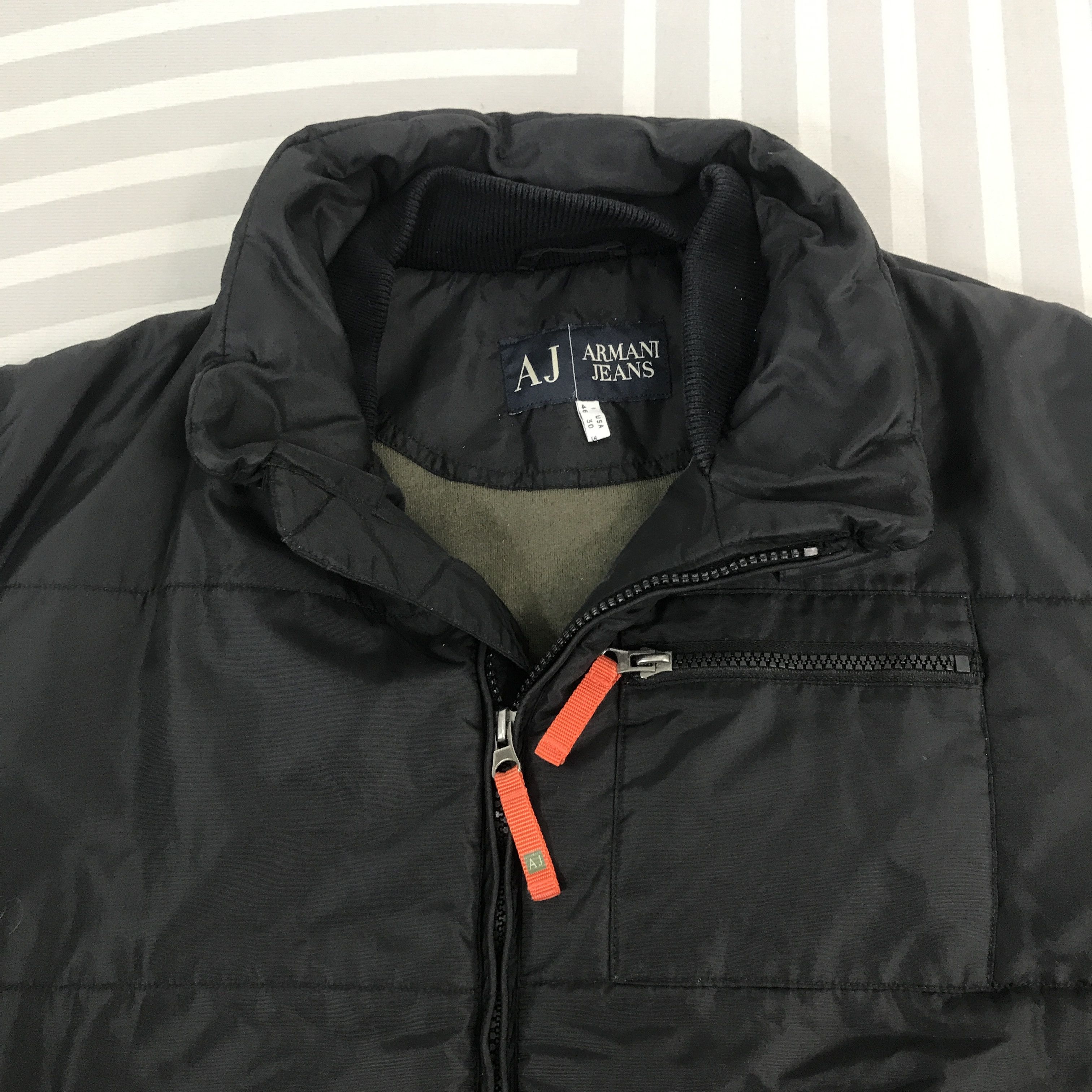 Armani × Vintage Vintage Armani Jeans puffer Jacket Size US L / EU 52-54 / 3 - 8 Thumbnail