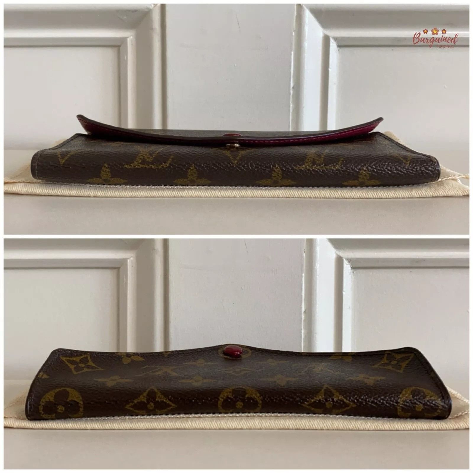 Louis Vuitton Louis Vuitton Monogram Leather Brown Josephine Long Wallet Size ONE SIZE - 5 Thumbnail